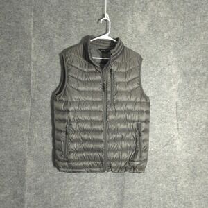 Boulder Gear Puffer Vest Mens L Gray Lightweight Insulated Outdoor Vest Snow Pro